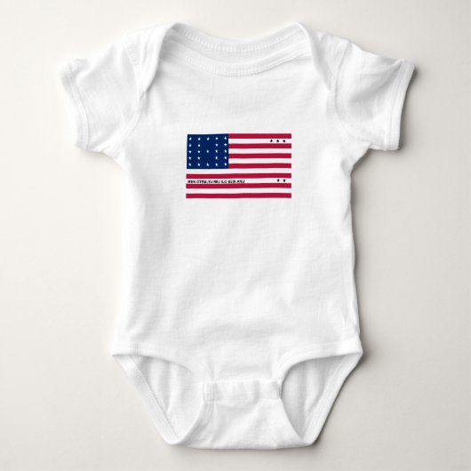 Patriotic Bikini Atoll Flag Romper (Voorkant)