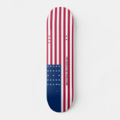 Patriotic Bikini Atoll Flag Skateboard (Voorkant)