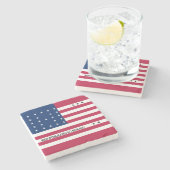 Patriotic Bikini Atoll Flag Stenen Onderzetter (Zijkant)