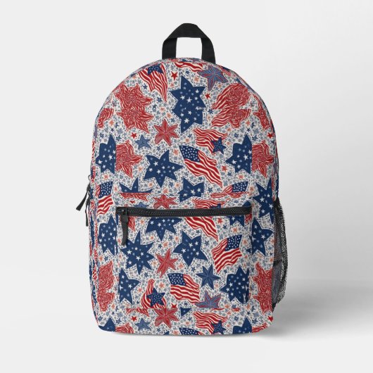 Patriotic Blast 2 Bedrukte Rugzak (Voorkant)