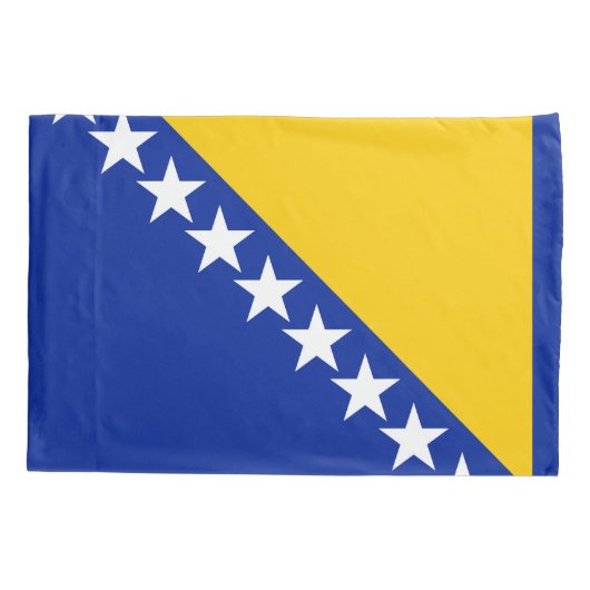 Patriotic Bosnië Herzegovina vlag Kussensloop (Achterkant)