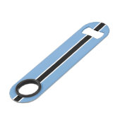 Patriotic Botswana Flag Bar Key Speed Flessenopener (Voorkant Gekanteld)