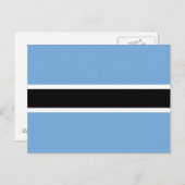 Patriotic Botswana Flag Briefkaart (Voorkant / Achterkant)