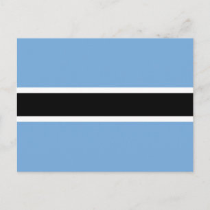 Patriotic Botswana Flag Briefkaart