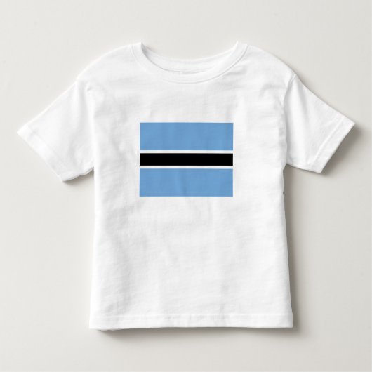 Patriotic Botswana Flag Kinder Shirts (Voorkant)