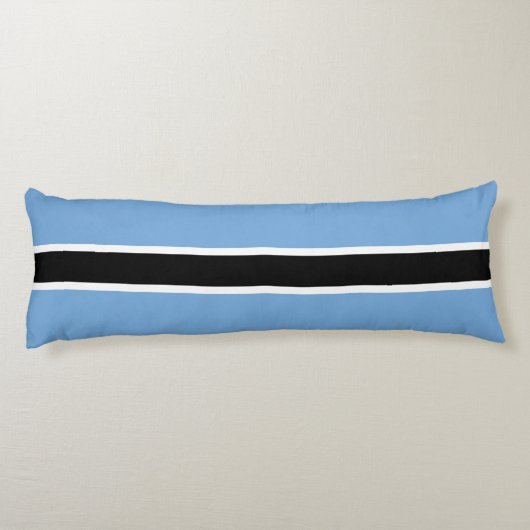 Patriotic Botswana Flag Lichaamskussen (Achterkant)