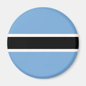 Patriotic Botswana Flag Magnet Magneet (Voorkant)