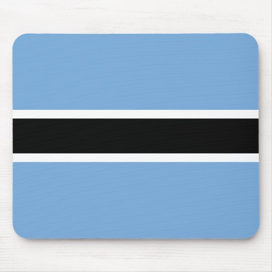 Patriotic Botswana Flag Muismat (Voorkant)