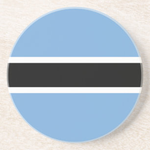 Patriotic Botswana Flag Onderzetter