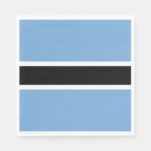 Patriotic Botswana Flag Servet (Voorkant)