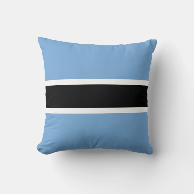 Patriotic Botswana Flag Sierkussen (Voorkant)