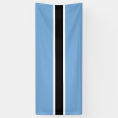 Patriotic Botswana Flag Spandoek (Verticaal)