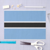 Patriotic Botswana Flag Tissuepapier (Craft)