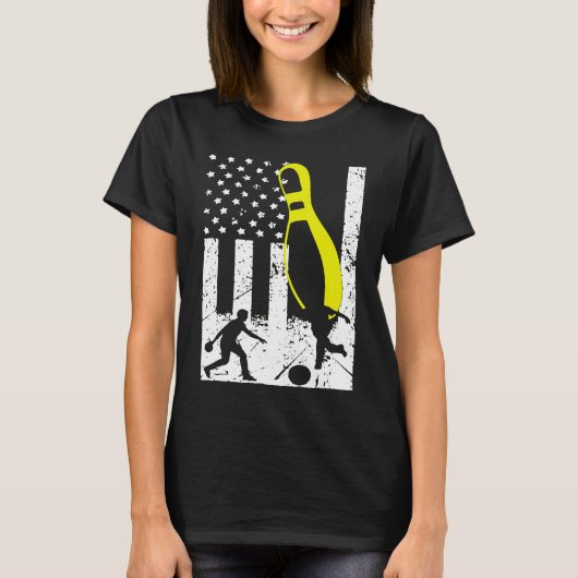 Patriotic Bowling Team Trophy T-shirt (Voorkant)