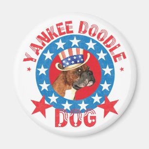 Patriotic Boxer Magneet