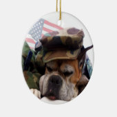 Patriotic Boxer ornement chien (Droite)