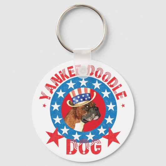Patriotic Boxer Sleutelhanger (Voorkant)