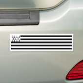 Patriotic Brittany Flag Bumpersticker (Op auto)
