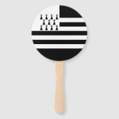 Patriotic Brittany Flag Handwaaier (Achterkant)