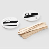 Patriotic Brittany Flag Handwaaier (Niet-gemonteerd)