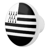 Patriotic Brittany Flag Keramische Knop (Rechts)