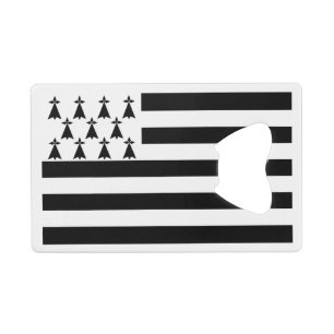 Patriotic Brittany Flag Kredietkaart Flessenopener