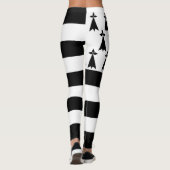 Patriotic Brittany Flag Leggings (Achterkant)