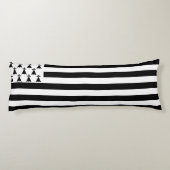 Patriotic Brittany Flag Lichaamskussen (Achterkant)