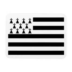 Patriotic Brittany Flag Magneet