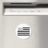 Patriotic Brittany Flag Magnet Magneet (Insitu (Vaatwasser))