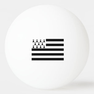 Patriotic Brittany Flag Pingpongballen
