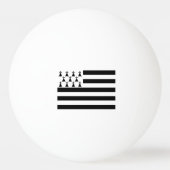 Patriotic Brittany Flag Pingpongballen (Voorkant)