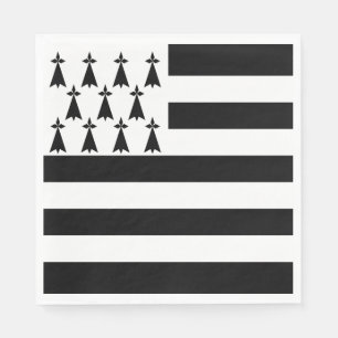 Patriotic Brittany Flag Servet