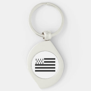 Patriotic Brittany Flag Sleutelhanger