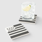 Patriotic Brittany Flag Stenen Onderzetter (Zijkant)