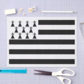 Patriotic Brittany Flag Tissuepapier (Craft)