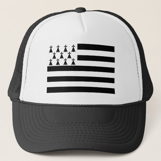 Patriotic Brittany Flag Trucker Pet (Voorkant)