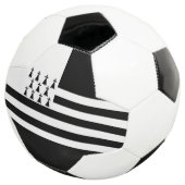 Patriotic Brittany Flag Voetbal (Drie kwart)