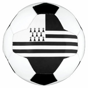 Patriotic Brittany Flag Voetbal