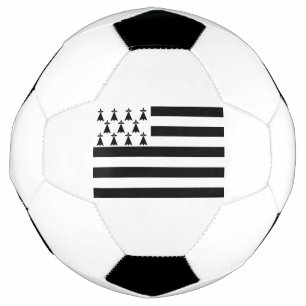 Patriotic Brittany Flag Voetbal