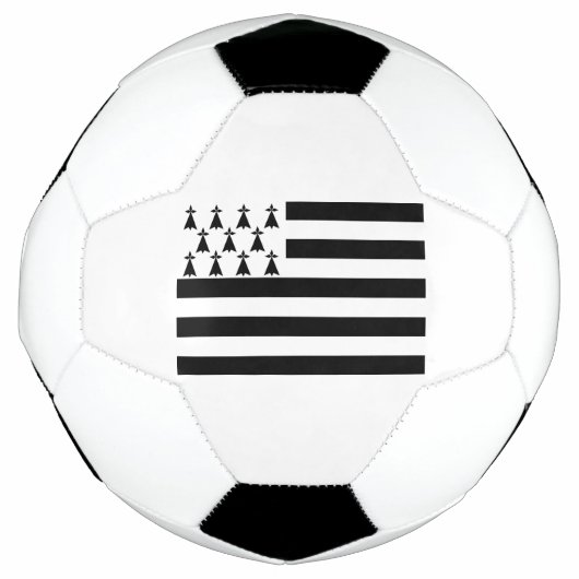 Patriotic Brittany Flag Voetbal (Voorkant)