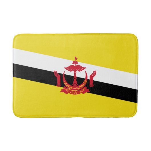Patriotic Brunei Flag Bath Mat (Voorkant)