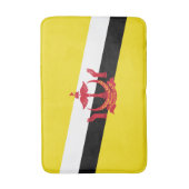 Patriotic Brunei Flag Bath Mat (Voorkant Verticaal)
