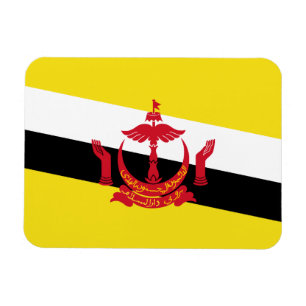 Patriotic Brunei Flag Magnet Magneet