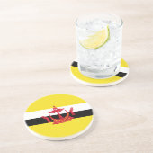 Patriotic Brunei Flag Onderzetter (Zijkant)