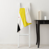 Patriotic Brunei Flag Sherpa Blanket Deken (In situ)