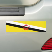 Patriotic Brunei-vlag Bumpersticker (Op auto)