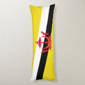 Patriotic Brunei-vlag Lichaamskussen (Achterkant (Verticaal))