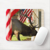 Patriotic Bull Elk Muismat (Met muis)