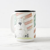 patriotic bulldog mug (Devant gauche)